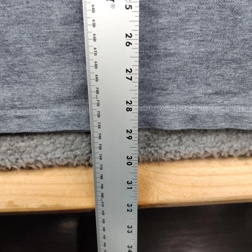 Banana Republic Cotton Polo Mens Large Performance Pique Grey Stripe EUC